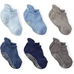 la active Grip Ankle Socks - 6 Pairs - Baby Toddler Infant Newborn Kids Boys Girls Non Slip/Anti Skid-picture-40