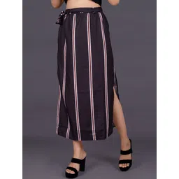 La Aimee Women Striped Straight Skirt-picture-21