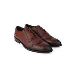 LA BOTTE  Men Textured Leather Formal Brogues-picture-23