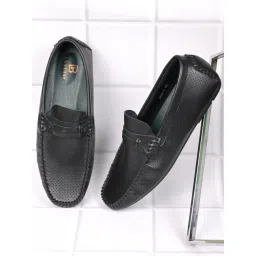 La Botte Men's Black Casual Loafers-picture-10
