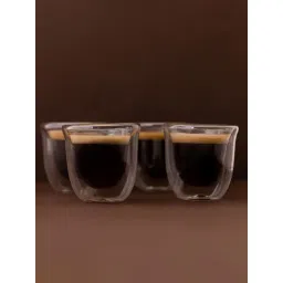 La Cafetiere Transparent Glass Double-Wall Espresso Cups - Set of 4-image-14