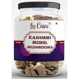 La Casa Sundried Kashmiri Morel Mushroom | Kanne Gucchi | Black Morchella | Rich in Vitamin D, Good Antioxidant & Helps in Weight Loss | 50gms |-picture-18