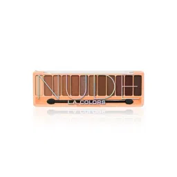 L.A. Colors Color Vibe Eyeshadow Palette Nude - 8.5 gm image 1
