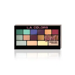 L.A. Colors Sweet! 16 Color Eyeshadow Palette Playful - 20 gm-picture-15