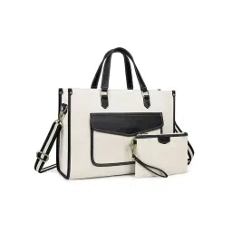 LA ELLORE Black Medium Tote-picture-11