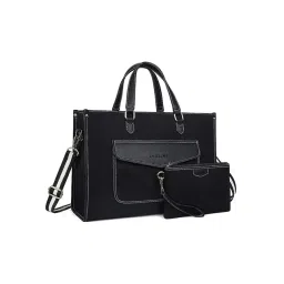 LA ELLORE Black Medium Tote-picture-20
