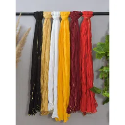 LA FEMINAE Pack of 6 Pure Cotton Dupatta-picture-25