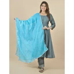 LA FEMINAE Printed Leheriya Dupatta-picture-13
