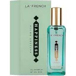 La French Happiness Perfume for Men and Women 20ml | Intense Eau de Parfum | Unisex Perfume | Premium Long Lasting Luxury Fragrance | Luxury Perfume Gift Ideal for Both Men and Women.-picture-20