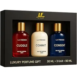 LA' French Best Fragrance For Women Set Of 3,30Ml Each (Cuddle+Commit+Consent) Upto 24Hrs Lasting Eau De Parfum | Best Perfume Gift Set For Women-image-15