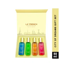 La French City Of Dreams Paris-Tokyo-New York & Rio Luxury Perfume Gift Set For Men-image-18