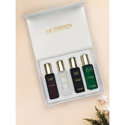 La French Luxure Oud  White Gold Black Gold 0.6 Set Of 4 Men Eau De Parfum-20ml Each-image-16