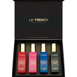 LA' French Luxury Perfume Gift Set For Her, Perfume for Women, Perfume Gift Hamper for Girls, Long-Lasting and Luxurious, Best Long-Lasting Perfume for Girls, Perfume combo, Set of 4 (20g Each)-image-17