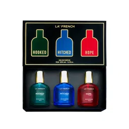 La French Men Set Of 3 Hooked-Hitched-Hope Oud Eau De Perfume - 30ml Each-image-11