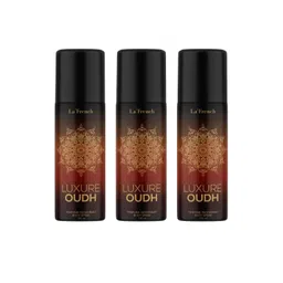 La French Set Of 3 Luxure Oudh Deodorant Body Spray-150ml Each-image-10