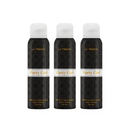 La French Women Set of 3 Party Girl Perfumed Deodorant Body Spray - 150 ml Each-image-12