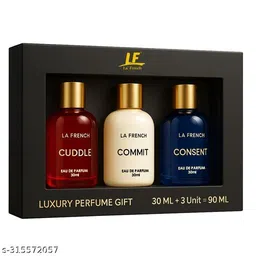 La French Perfume Gift Set for Women 3x30 ML Cuddle Commit & Consent Perfume Scent | Long Lasting EDP Fragrance Scent | Date night fragrance | Ideal gift for Women-image-21