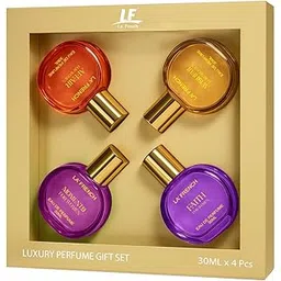La French Perfume Gift Set for Women | Premium Vanila, Strawberry, Citrus & Bergamot Scents | Luxury Fragrances | Gift for women | Perfume Gift Set for Women (4x30ml)-image-22