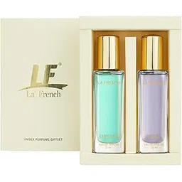 La French Unisex Perfume Gift Set Elegant & Luxe | Long Lasting Eau De Parfum | Perfume for Men & Women | Premium Travel Size Perfumes | Set 2x20ml | Fragrance Set-image-25