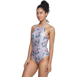 la intimo Agatti Halter Neck Padded Monokini for Women One Piece Swimwear Swimsuit-picture-33