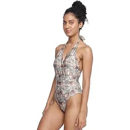 la intimo Amini Halter Neck Padded Monokini for Women One Piece Swimwear Swimsuit-picture-54