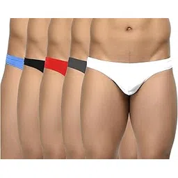 la intimo BASIICS Magic Flash Antimicrobial Semi-SeamlessThongs Underwear for Men (Pack of 5)-picture-22