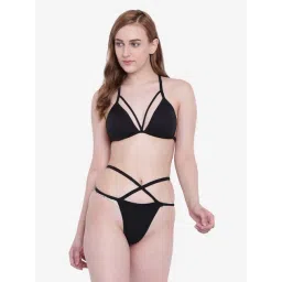 La Intimo Black Beach Mania Bikini Bra and Panty-picture-22
