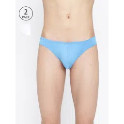 La Intimo Blue & White Comfort Fit Briefs - Pack Of 2-picture-47