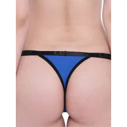 La Intimo Blue Thong image 2
