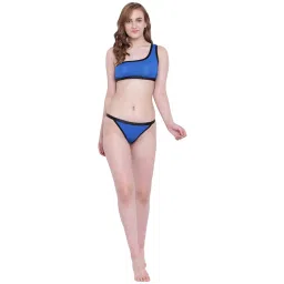 La Intimo Blue Thong image 4