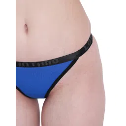 La Intimo Blue Thong image 5