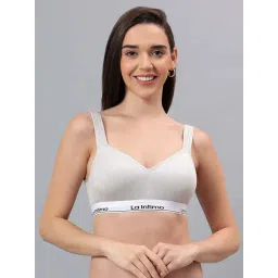La Intimo Grey Comfort Fit Bra-picture-37