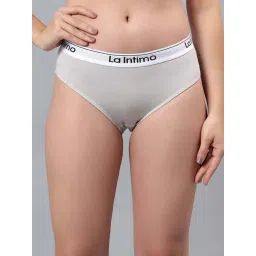 La Intimo Grey Comfort Fit Panties-picture-29