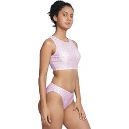 la intimo Kiltan Twin Shoulder Tankini Top with Full Coverage Panty Two Piece Tankini Set for Women Swimwear Beachwear-picture-43