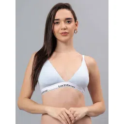 La Intimo Light Blue Comfort Fit Bra-picture-11