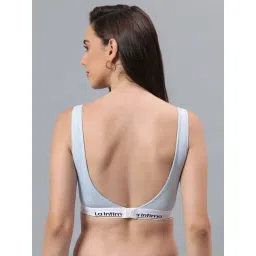 La Intimo Light Blue Comfort Fit Bra image 2