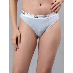 La Intimo Light Blue Comfort Fit Panties-picture-14