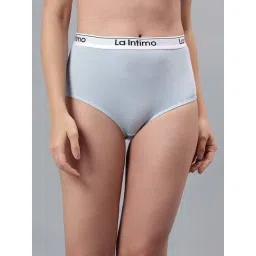 La Intimo Light Blue Comfort Fit Panties-picture-16