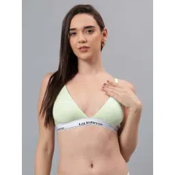 La Intimo Lime Green Comfort Fit Bra-picture-21