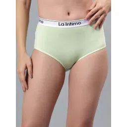 La Intimo Lime Green Comfort Fit Panties-picture-48