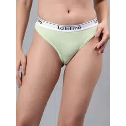 La Intimo Lime Green Comfort Fit Panties-picture-15