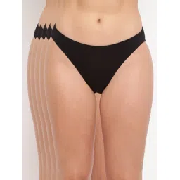 La Intimo Multicolored Comfort Fit Briefs - Pack Of 5-picture-18