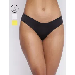 La Intimo Multicolored Comfort Fit Panties - Pack Of 3-picture-47