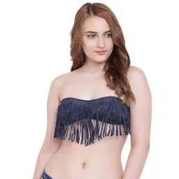 La Intimo Navy Non Wired Padded Full Coverage Bra image 1