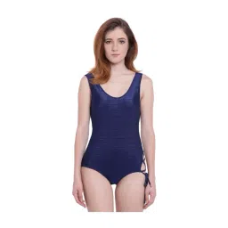 La Intimo Navy Striped Monokini Swimsuit-picture-46