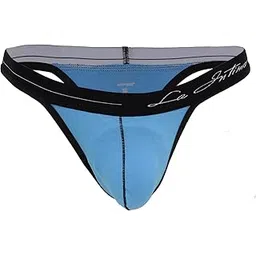 la intimo Nice Fit Anti-Microbial Thong for Man Blue-picture-14