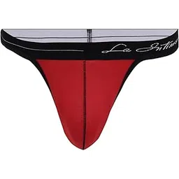 la intimo Nice Fit Anti-Microbial Thong for Man Red-picture-24