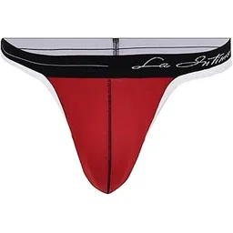 la intimo Nice Fit Anti-Microbial Thong for Man Red-picture-17