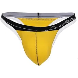 la intimo Nice Fit Anti-Microbial Thong for Man Yellow-picture-46