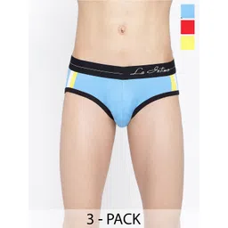 La Intimo Pack Of 3 Mid-Rise Anti-Microbial Basic Briefs LIBR030C-picture-13